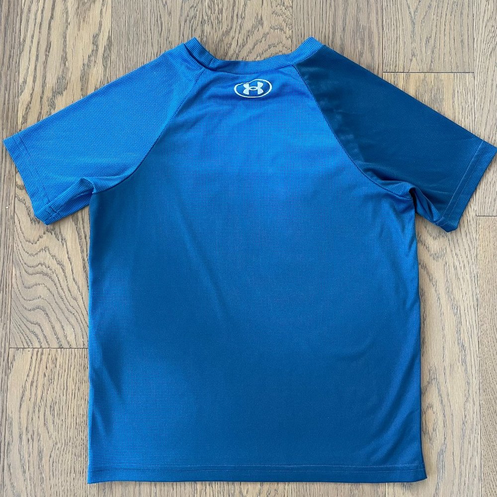 Under Armour Boys' UA Tech™ Big Logo Printed Short Sleeve Shirt - Picture 2 of 3